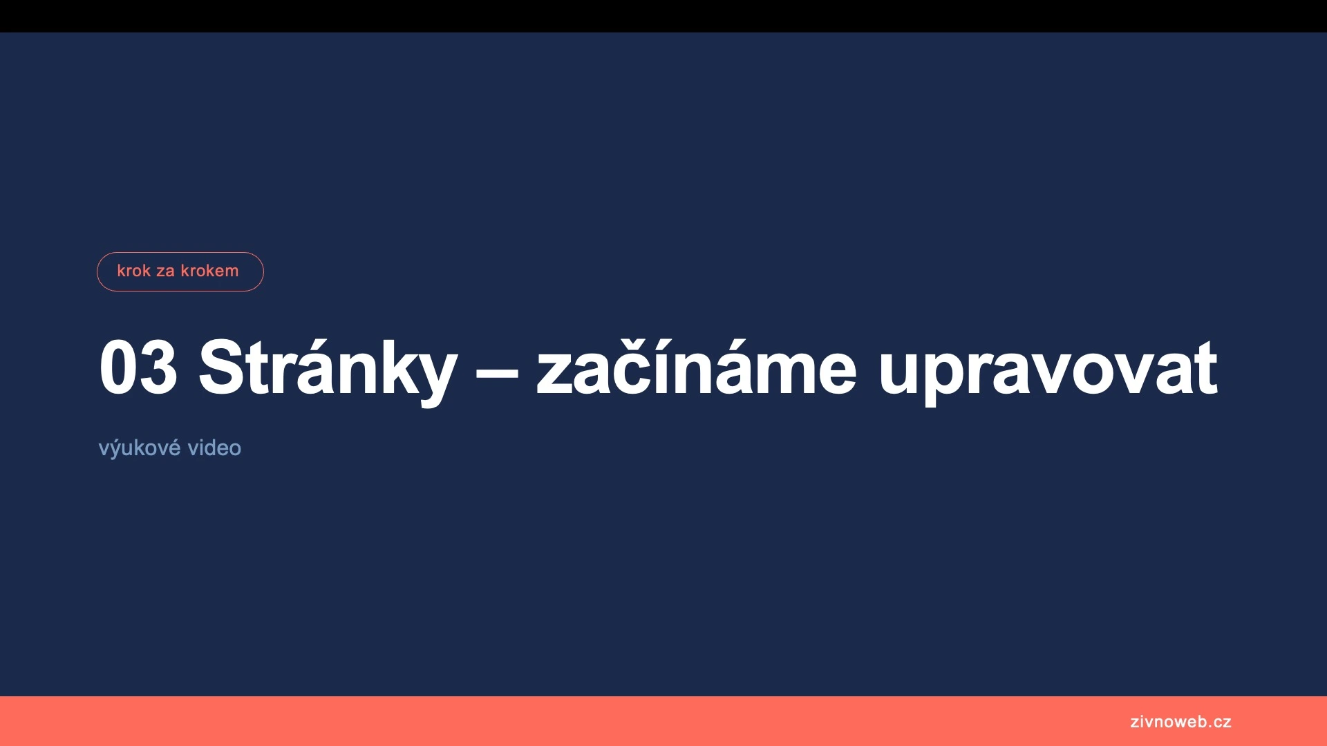 Jak začít upravovat stránky – prvky, duplikace a šablony